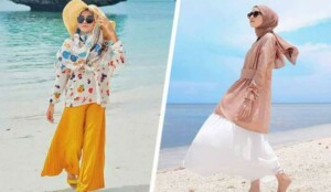 Tampil Kece dengan Style Hijab Untuk Jalan-Jalan ke Pantai